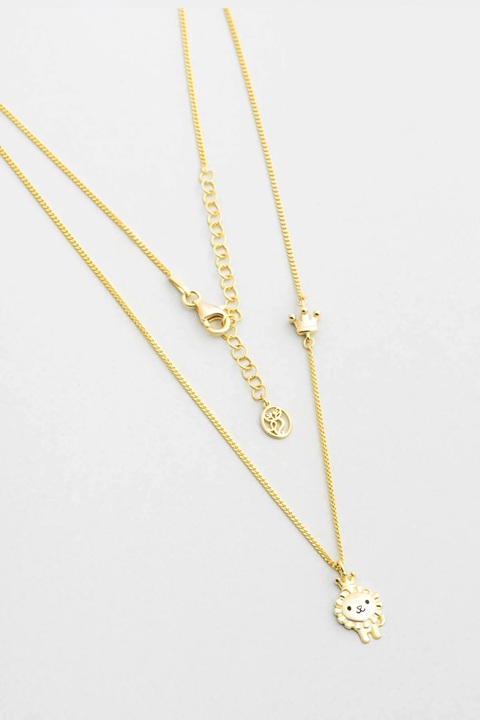 Cute Lion Figure Necklace
