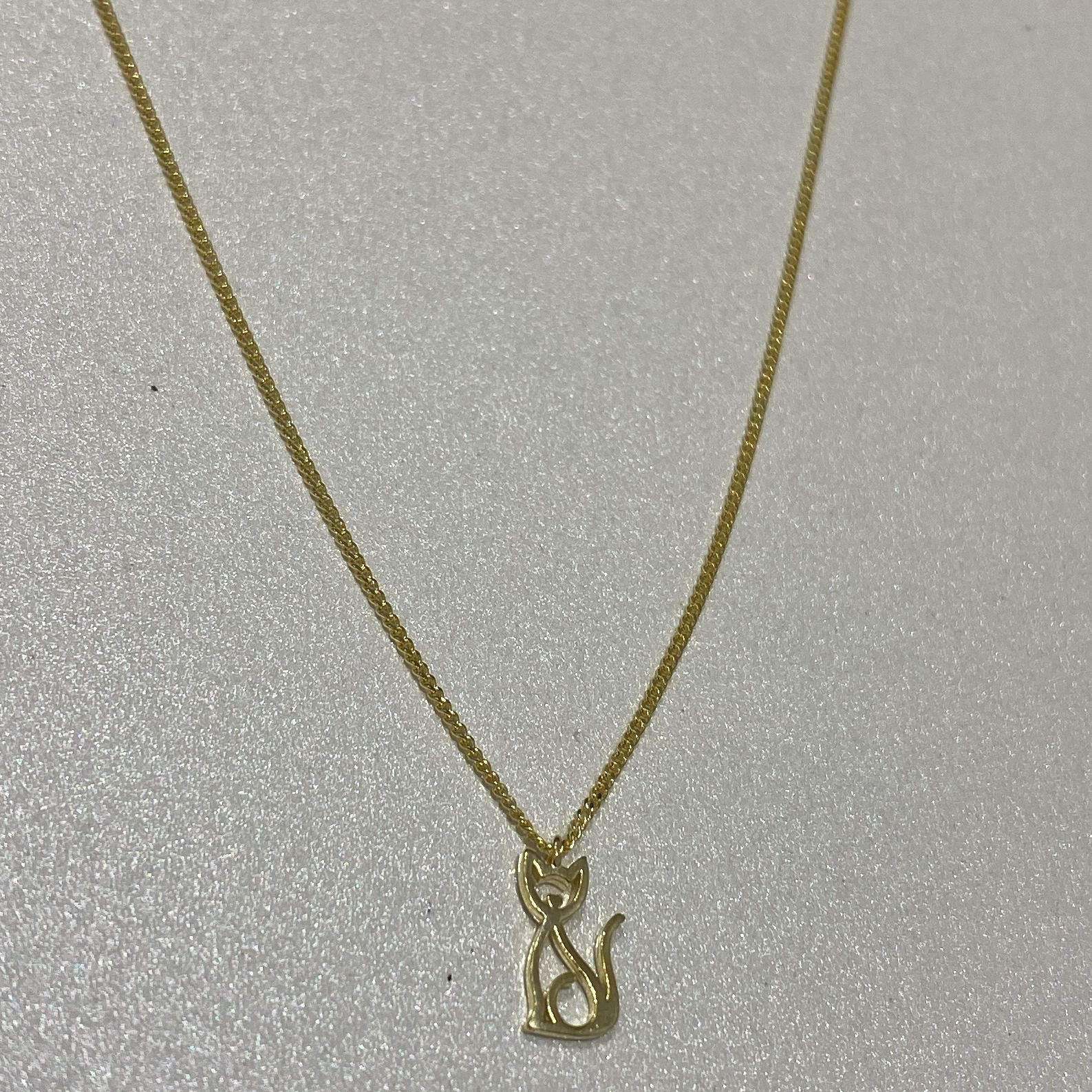 Minimal Cat Necklace