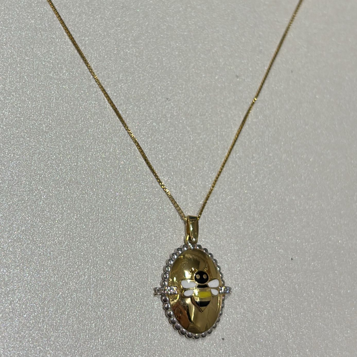 Bee Medallion Necklace