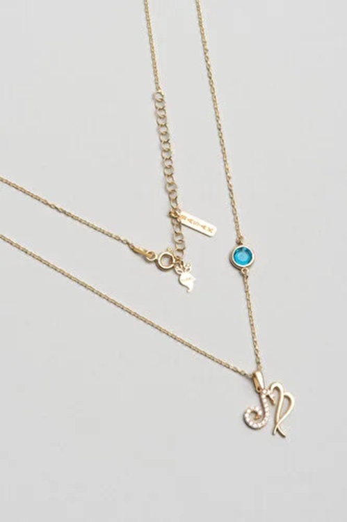 Virgo Sign Necklace