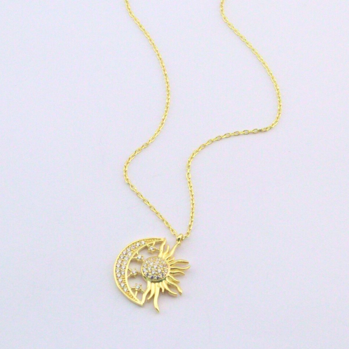 Sun and Moon Necklace