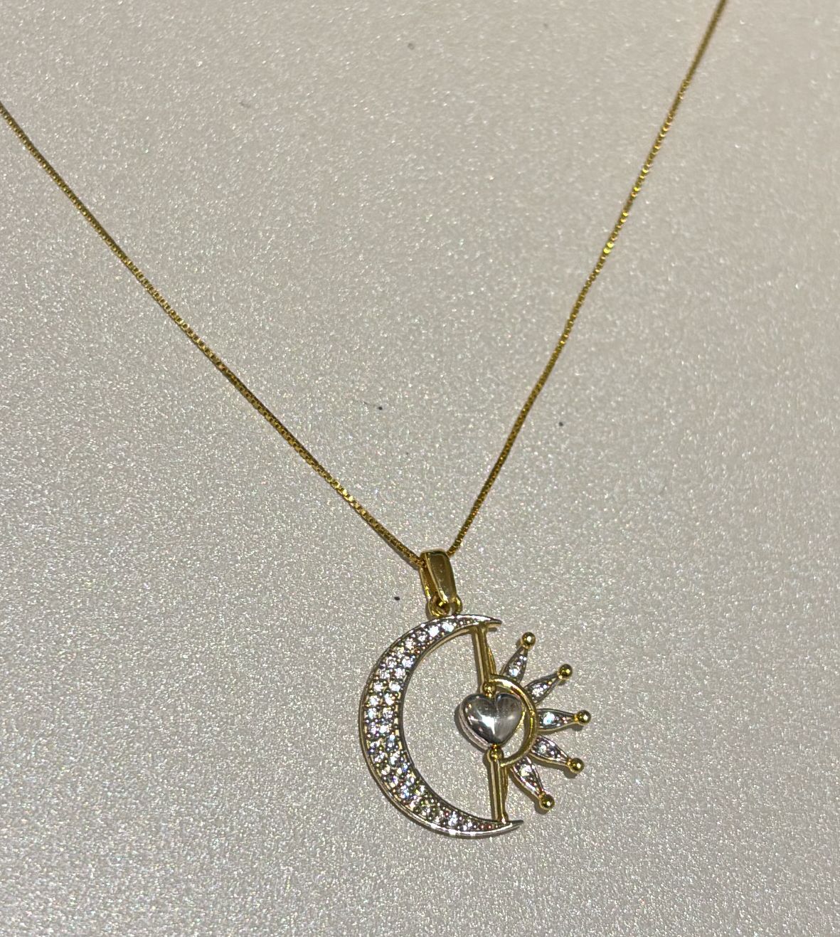 Sun and Moon Necklace