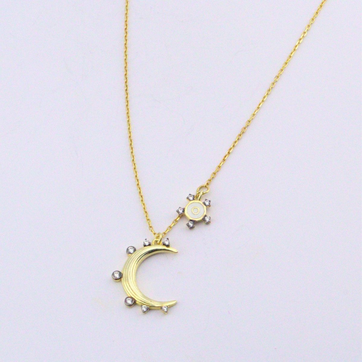 Sun and Moon Necklace