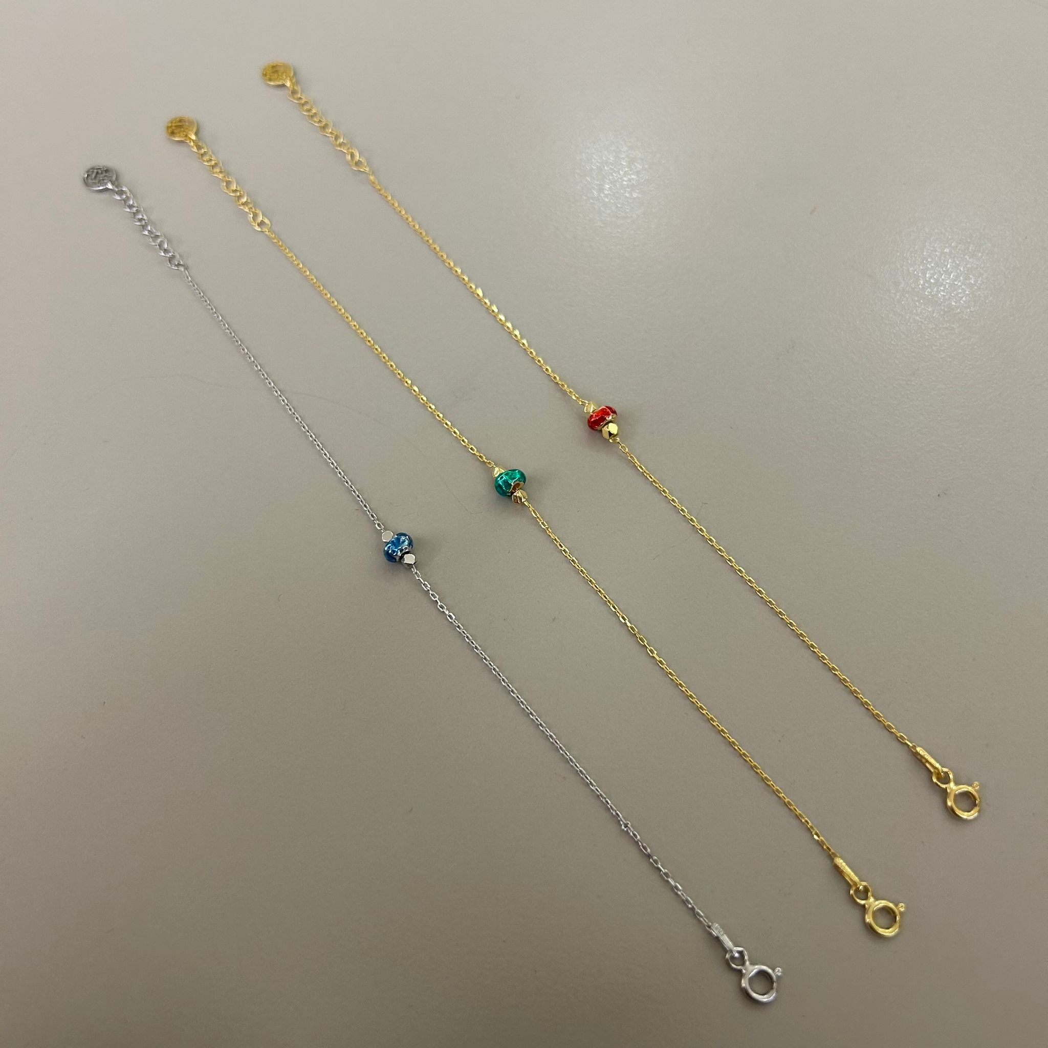 Enameled Ball Bracelet