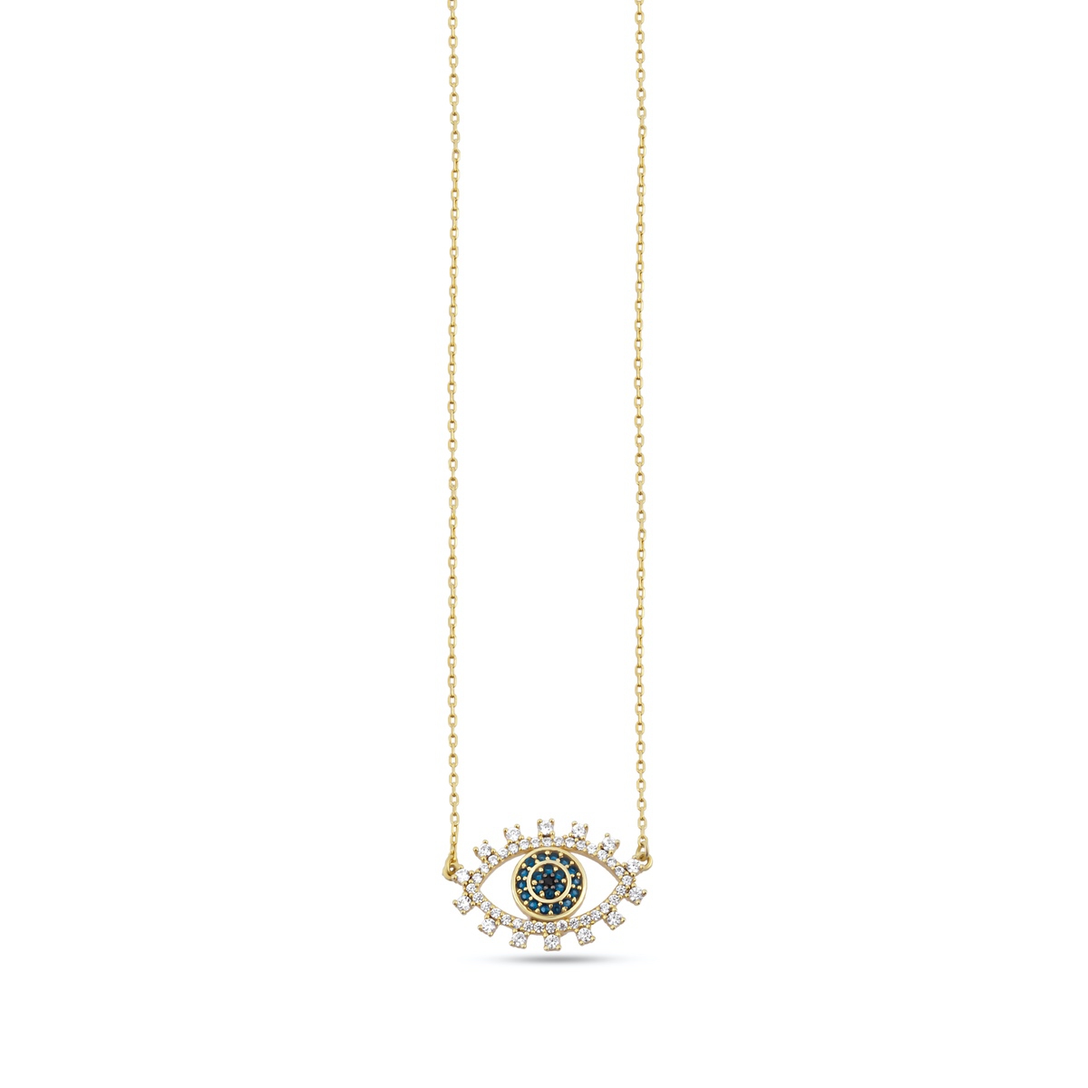 Silver Necklace Evil Eye Collection Special Design 925 Sterling