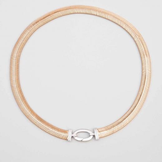 Special Desing Cashmere sSilver Necklace  45cm