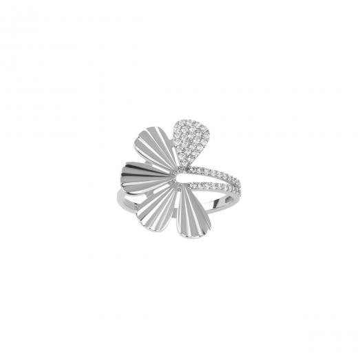 Silver Ring Elpida Collection Special Design 925 Sterling