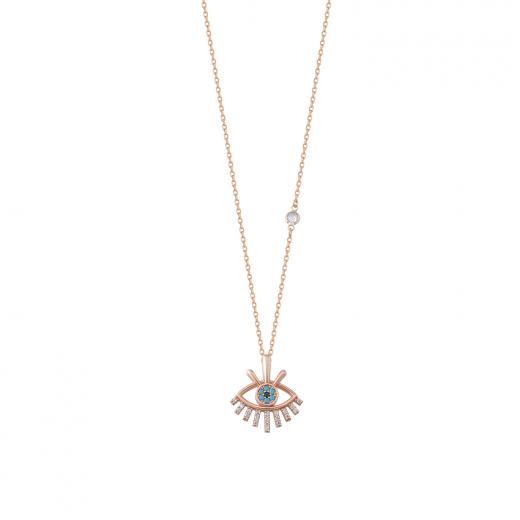 Silver Necklace Evil Eye Collection Special Design 925 Sterling