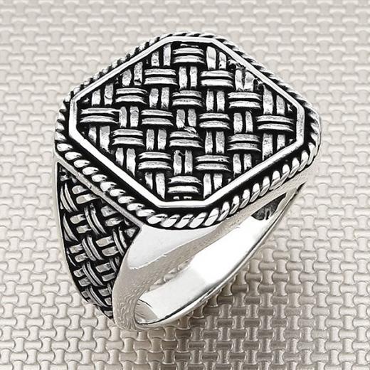 Special Design Men Ring 925 Sterling 
