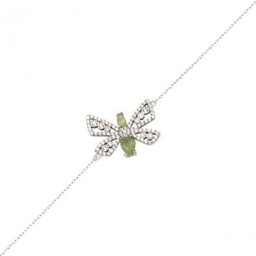 Silver Bracelet Special Design Butterfly Form 925 Sterling