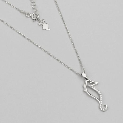 Sea Horse Necklage Sterling Silver