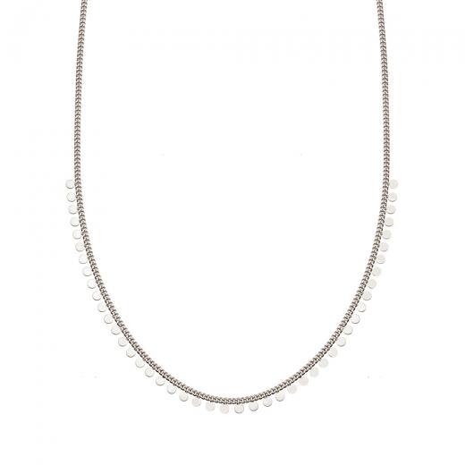 Silver Necklace Plain Design 925 Sterling
