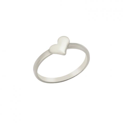 Heart Design Minimal Ring 925 Sterling