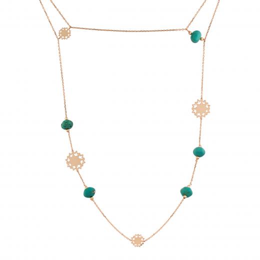 Silver Necklace Turquoise Collection 925 Sterling